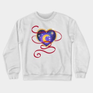 Moon heart Crewneck Sweatshirt